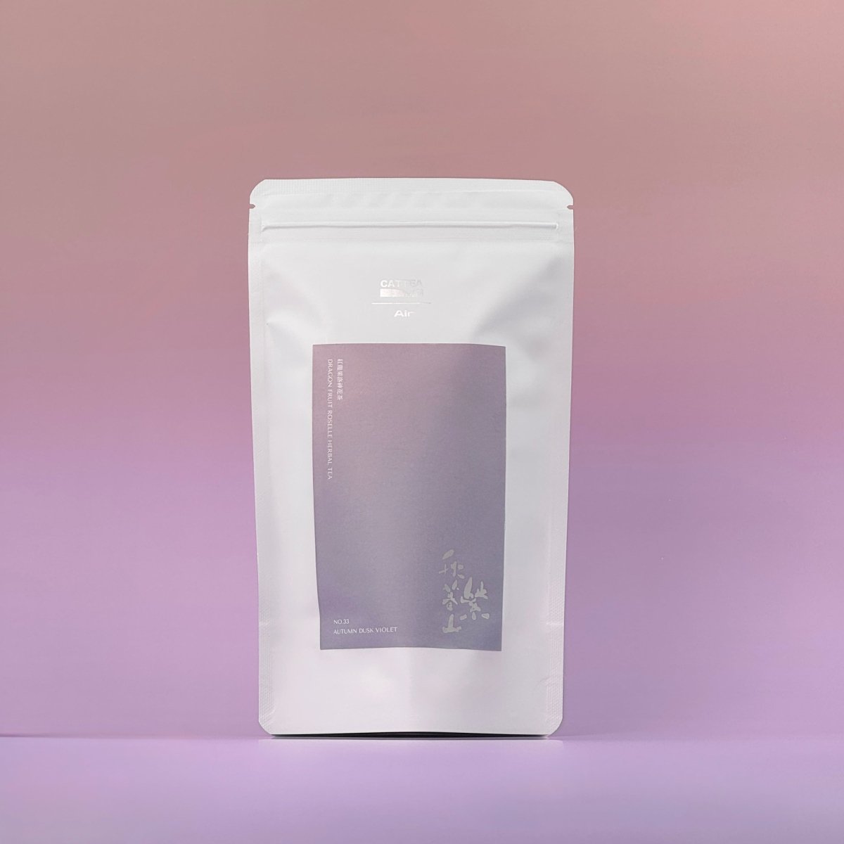 紅龍果洛神花茶 台灣無咖啡因花果茶包｜CATTEA® AIR №33《秋暮山紫 Autumn Dusk Violet》