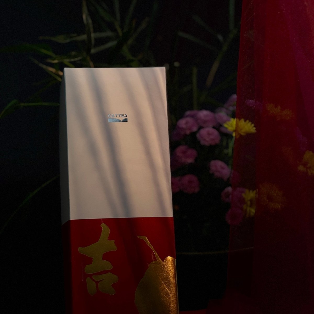 雙罐柑橘花茶禮盒｜CATTEA®《紅運吉桔》尊榮禮盒