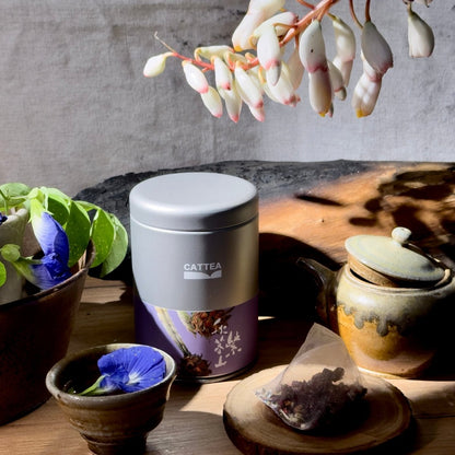 No.33 秋暮山紫｜紅龍果洛神花茶 無咖啡因花果茶 - 嘉嶼 CATTEA®｜花果茶